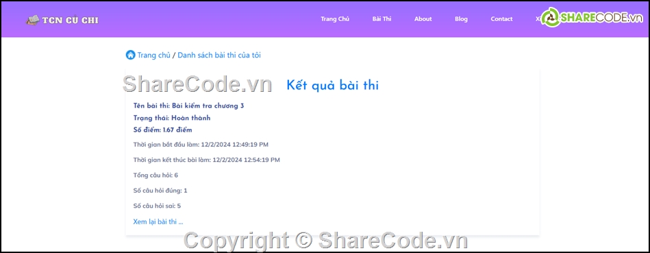 Trắc Nghiệm Online ASP.NET MVC,.NET,SQL Server,NET,SQL,Web Thi Trắc Nghiệm Online
